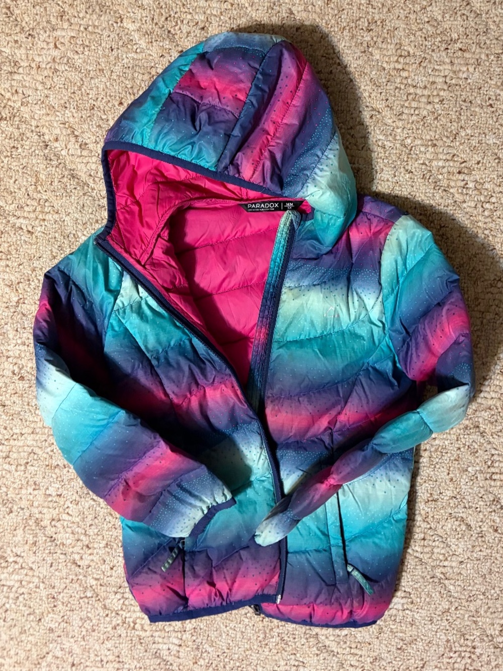 Girls Paradox Hooded Puffer Jacket